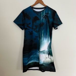Blackmilk Clothing Harry Potter shirt dress